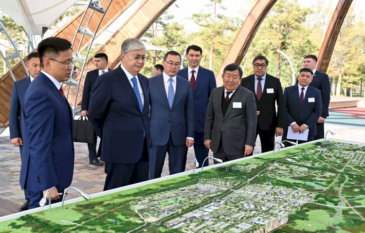 Президент ознакомился с проектом G4 City в Алматинской области