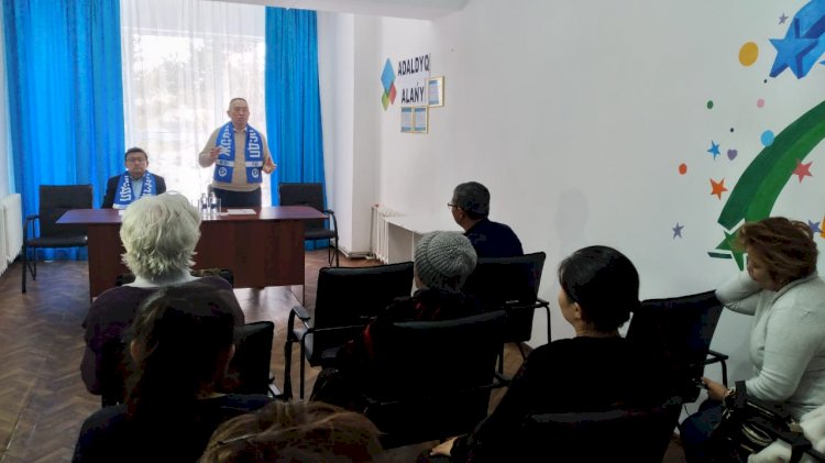 Нурлан Ауесбаев провел встречу  с избирателями Акколя