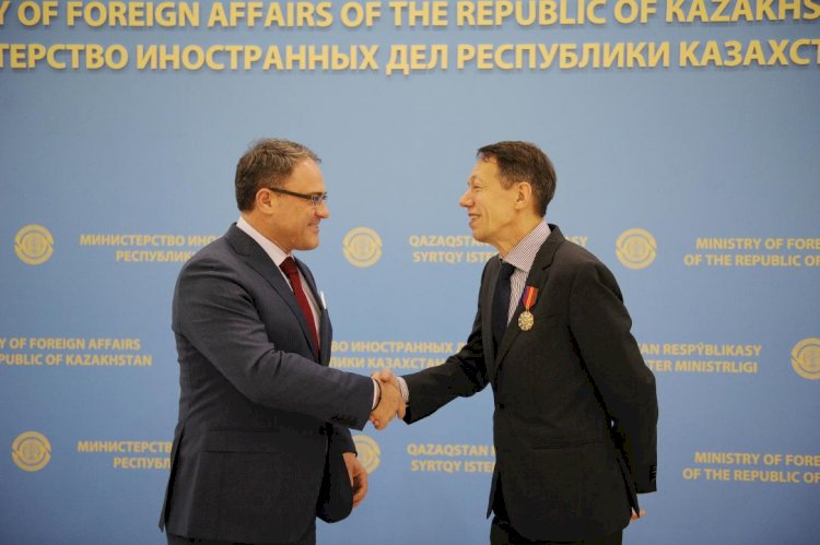 Орденом «Достык» II степени награжден Посол Швеции в Казахстане