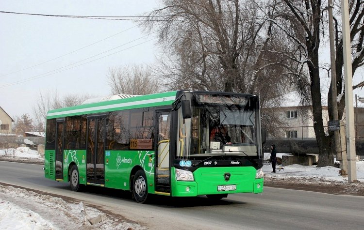 В Алматы изменилась схема движения автобусного маршрута