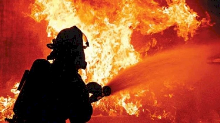 Крупный пожар произошел в Алматы