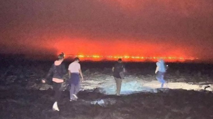 Трое казахстанцев незаконно пробрались к проснувшемуся вулкану на Гавайях