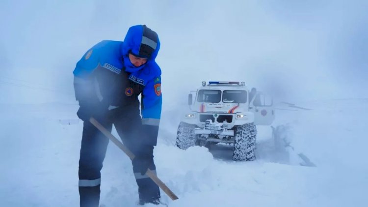 За три дня из снежного плена было спасено 1212 казахстанцев – МВД РК