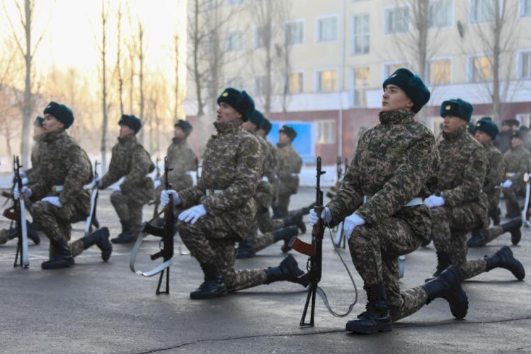 Более ста новобранцев пополнили ряды военной полиции Казахстана