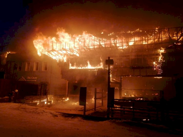 Ликвидирован крупный пожар на горнолыжном курорте «Шымбулак»
