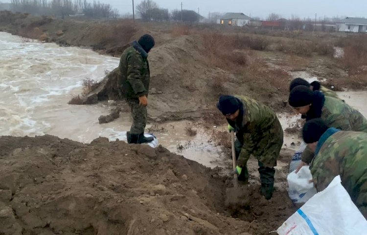 Более 150 человек эвакуированы из зоны подтопления в Туркестанской области