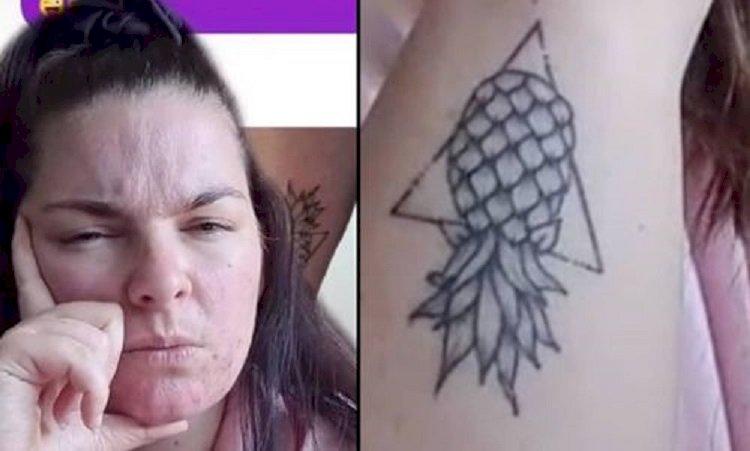 Женщину шокировало истинное значение татуировки, нанесенной на руку