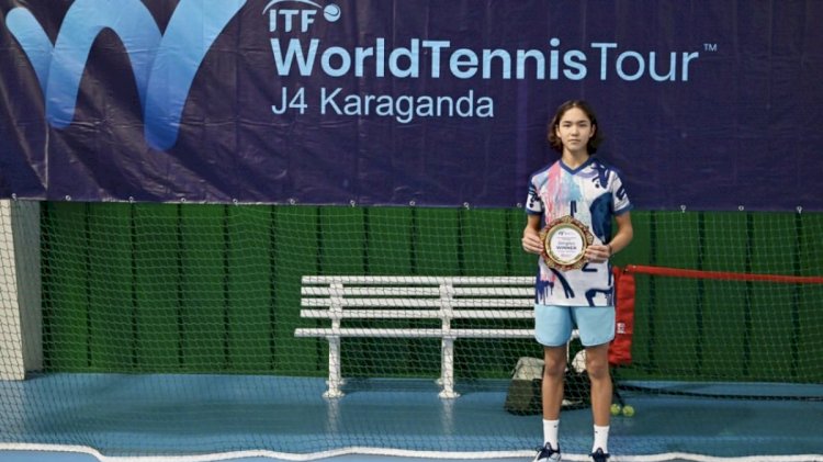 Юный казахстанский теннисист выиграл свой первый титул на турнире серии ITF Juniors