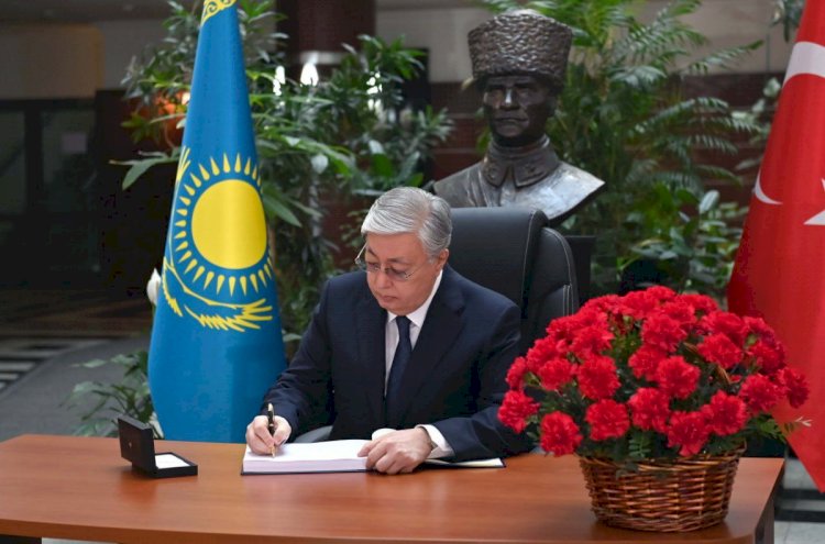 Касым-Жомарт Токаев посетил посольство Турции в Казахстане