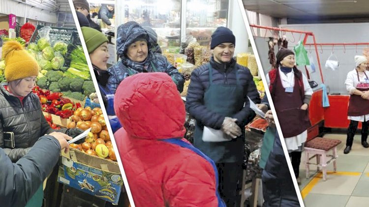 Продуктивный диалог: в Алматы состоялись рабочие объезды рынков