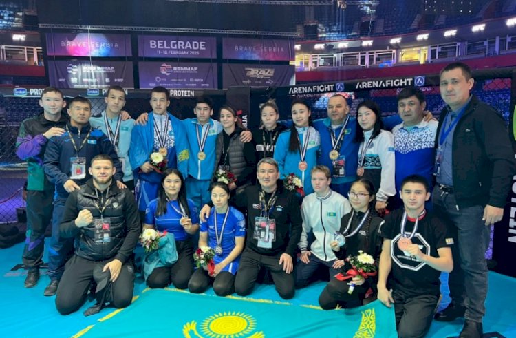 Казахстан впервые занял первое общекомандное место на молодежном ЧМ по ММА