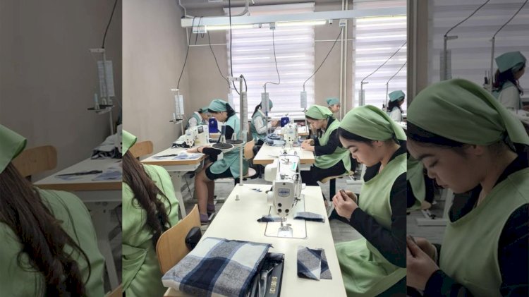 Центр компетенций швейной отрасли для студентов открыли в Алматы