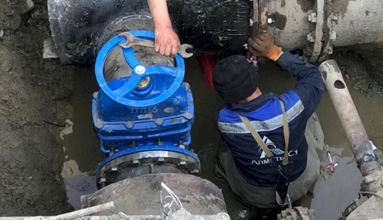 Завершены работы по ликвидации крупной аварии на сетях водоснабжения Турксибского района