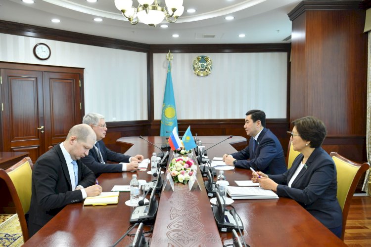 Спикер Мажилиса Казахстана и посол России обсудили развитие парламентского сотрудничества