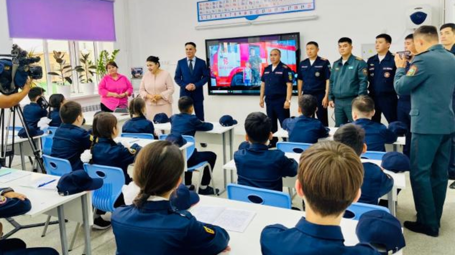 Кадетский класс имени Аскара Забикулина открыли в Кызылорде