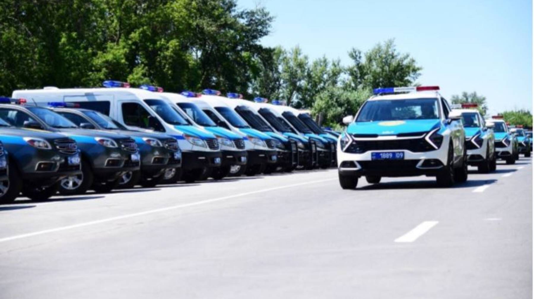 200 новых автомашин получили полицейские Карагандинской области  