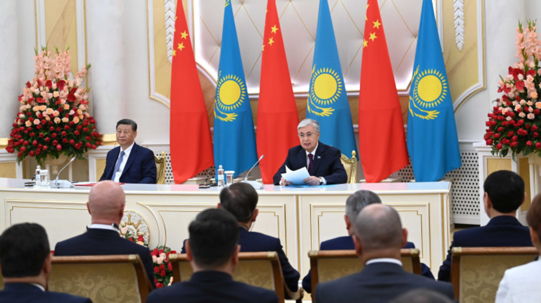 Токаев и Си Цзиньпин выступили с совместным заявлением 