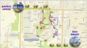 Shuttle-автобусы будут курсировать на День столицы в Астане 