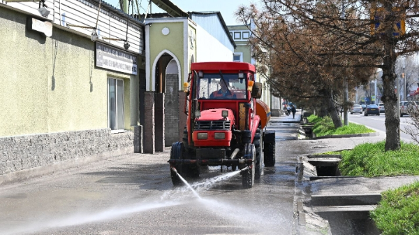 В Алматы усилены меры по уборке и благоустройству