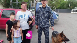 Немецкая овчарка нашла потерявшихся детей в Астане
