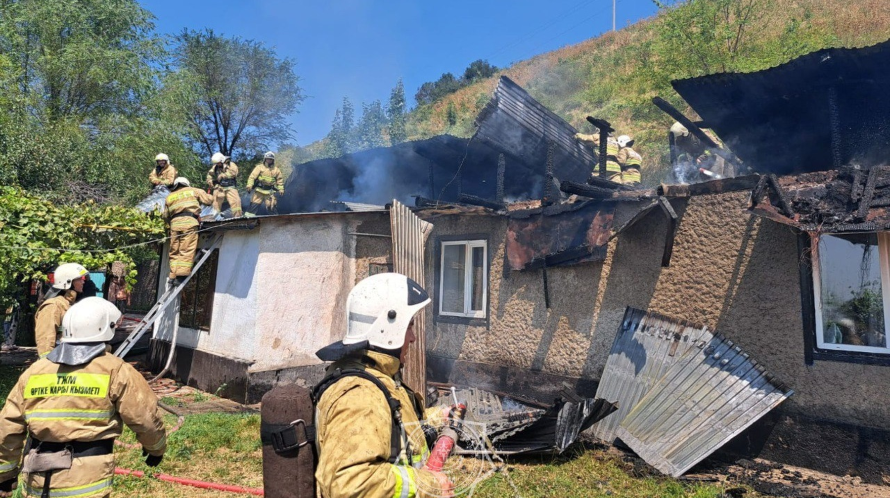 Ликвидирован пожар в Алматы