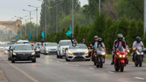 Жамбылцы приветствовали Олимпийского чемпиона Елдоса Сметова
