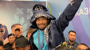 Серебряного призера Олимпиады Демеу Жадраева встретили в Алматы