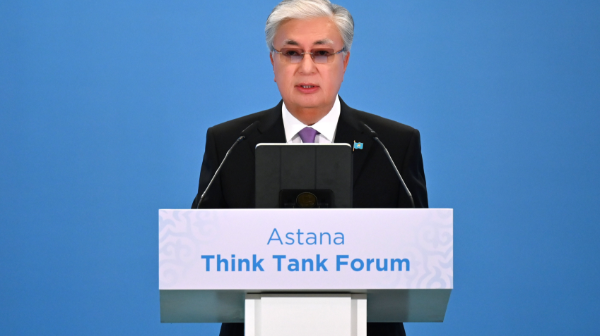 Токаев выступил на пленарном заседании Astana Think Tank Forum