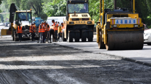В Турксибском районе Алматы ведется строительство 13 км новых дорог