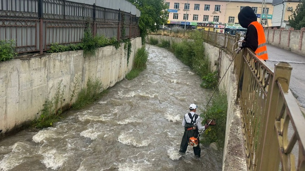 В Алматы завершена очистка русел рек Аксай и Каргалинка