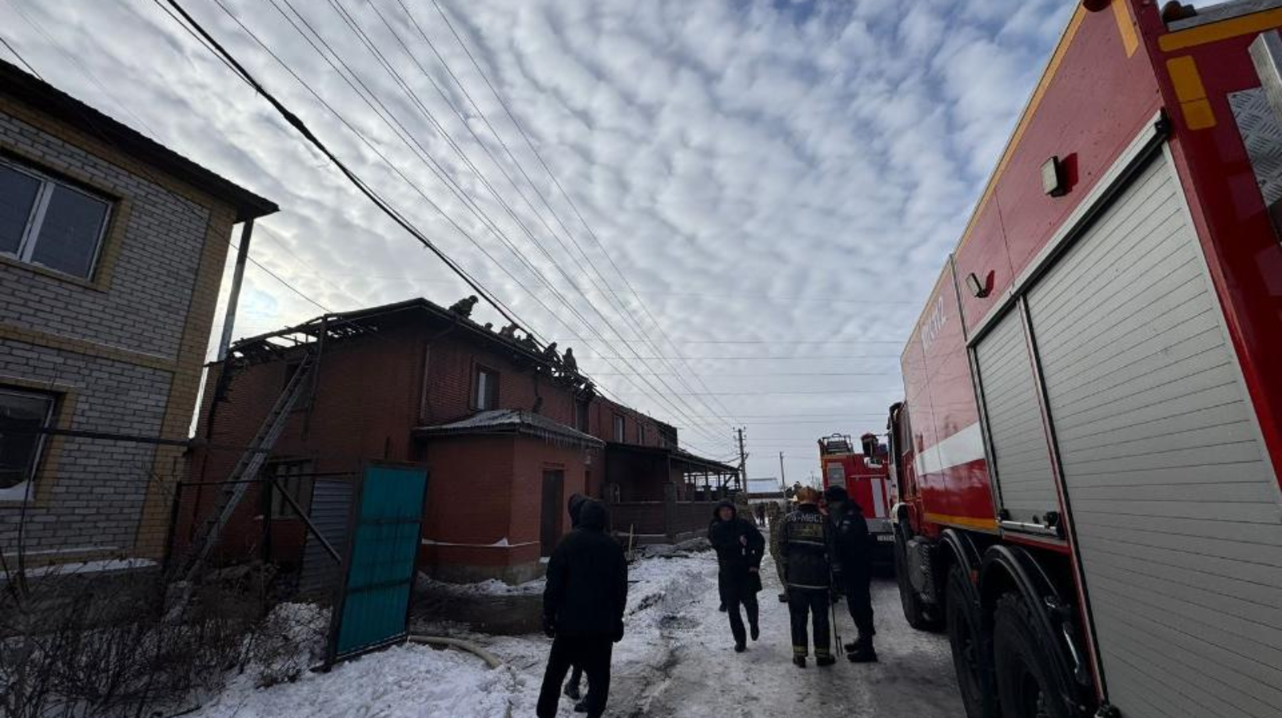 Пострадавшим при пожаре в Астане семьям будет оказана помощь