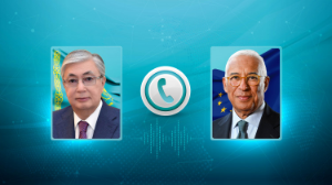 Глава государства провел телефонный разговор с Президентом Европейского Совета Антониу Коштой