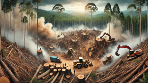 В Павлодарской области выявлена незаконная вырубка леса