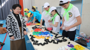 Школьники Наурызбайского района приняли участие в акции «Таза Қазақстан» 