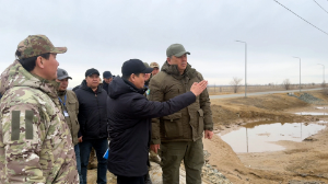 Канат Бозумбаев проверил прохождение паводков в Актюбинской области
