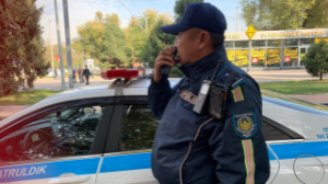 Масштабная акция по безопасности дорожного движения прошла в Алматы