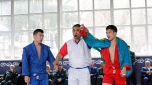 В Алматы проходит открытый чемпионат по самбо среди силовых структур