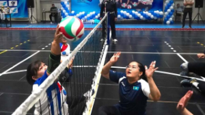 В Алматы впервые прошел Кубок Казахстана по волейболу сидя среди женщин