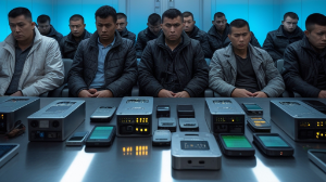 Иностранцы арендовали квартиру в Алматы для мошеннических операций с SIM-боксами