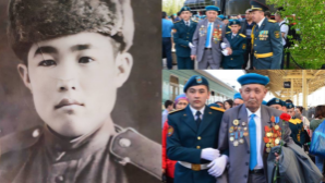 Ветерана ВОВ из Алматинской области поздравили с Днем Победы  