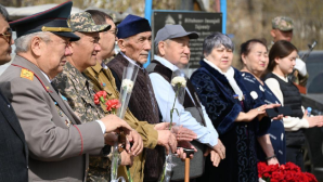В Актобе почтили память Героя Советского Союза Имангали Билтабанова