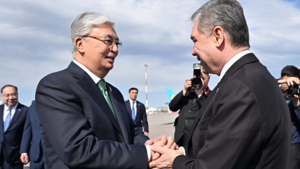 Председатель Халк Маслахаты Туркменистана Гурбангулы Бердымухамедов прибыл в Казахстан 