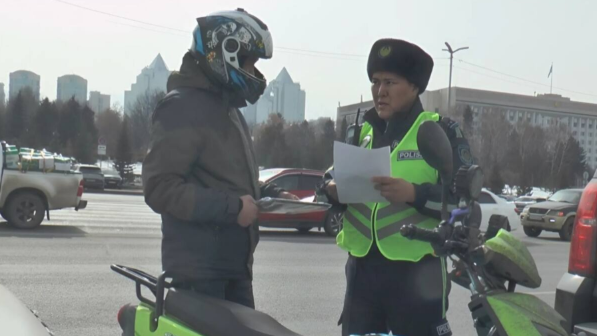 В Алматы ужесточили контроль за мопедистами – уже более 12 тысяч прошли регистрацию