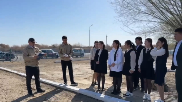 Кызылординским старшеклассникам рассказали о профессиях водного хозяйства
