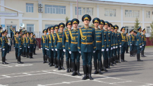 Нацгвардия РК отметила 80-летие Победы масштабной патриотической акцией