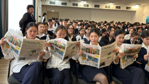 Газету «Голос поколения» выпустили алматинские школьники