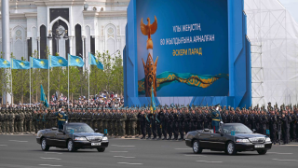 В Астане проходит военный парад, посвященный 80-летию Великой Победы