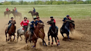 В Актобе прошел чемпионат области по кокпару, посвященный Дню Защитника Отечества