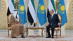 Президент Казахстана провел переговоры с наследным принцем Абу-Даби