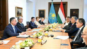 Токаев провел переговоры с Премьер-министром Венгрии Виктором Орбаном